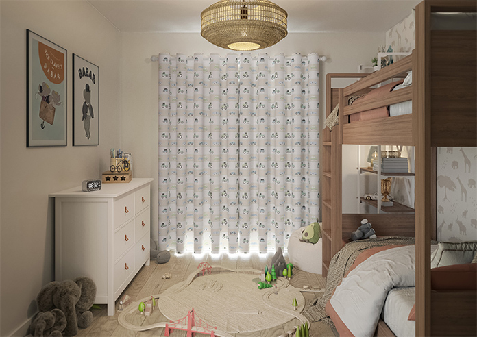 Brum Brum, Roadtrip - Made to Measure Curtains - Image 15